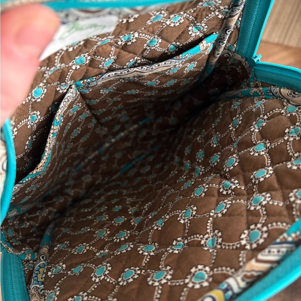 Vera Bradley Turquoise Patterned Backpack - image 3